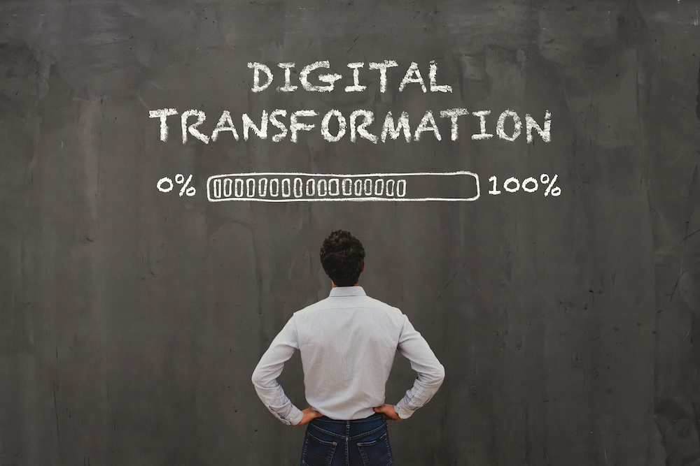 digital transformation concept in business, disruption